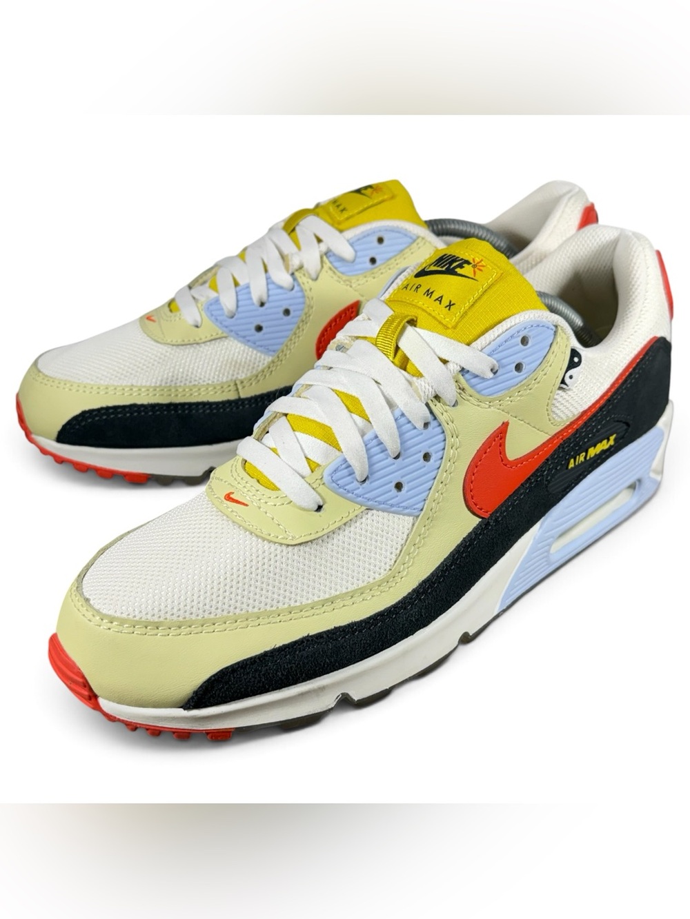Nike Air Max 90 "Set To Rise" Yellow Orange Men’s Size 10.5 (DV2116-700) No Box